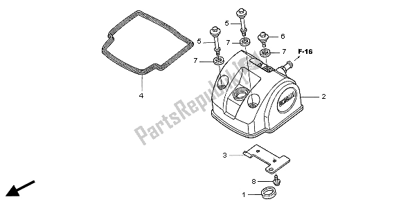 Wszystkie części do Cylinder Honda CRF 450X 2007