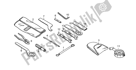 Tutte le parti per il Utensili del Honda CBR 600 RA 2009