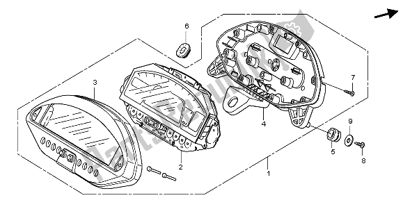 Todas las partes para Metro (kmh) de Honda NSA 700A 2009