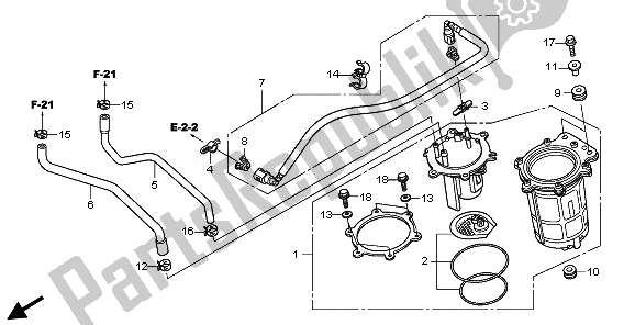 Todas las partes para Bomba De Combustible de Honda VT 750C2S 2011