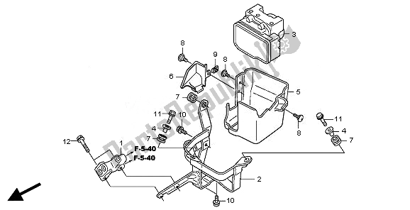 Todas as partes de Modulador De Abs do Honda CBR 250 RA 2011