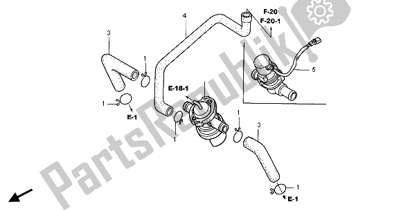 Todas las partes para Válvula De Succión De Aire de Honda CBR 1100 XX 2001