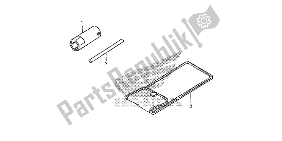 All parts for the Tool of the Honda CRF 125F SW 2014