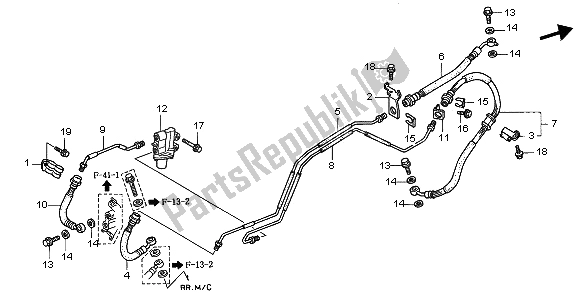 All parts for the Proportioning Control of the Honda ST 1100A 1996