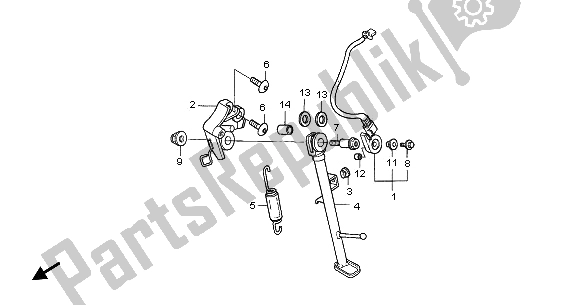Wszystkie części do Stoisko Honda CBR 600 RR 2003