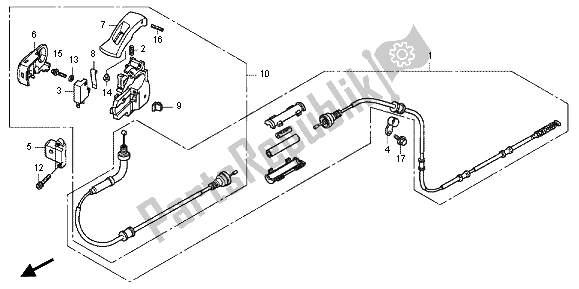 Todas las partes para Freno De Mano de Honda VFR 1200 FD 2013