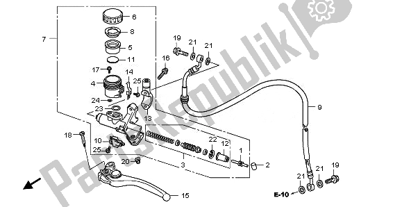 Wszystkie części do Pompa Sprz? G? A Honda CB 1000R 2011