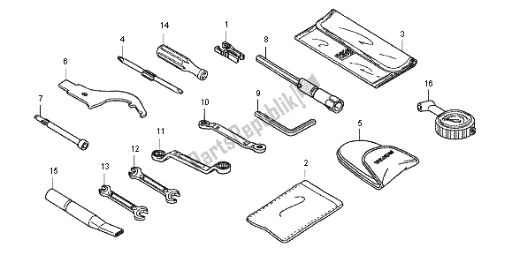 Wszystkie części do Przybory Honda CB 1000R 2012