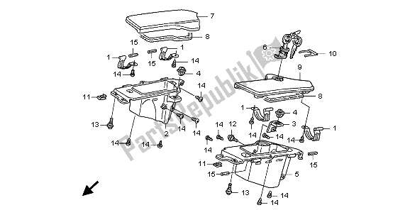 Toutes les pièces pour le Poche De Capot du Honda CB 1300 SA 2009