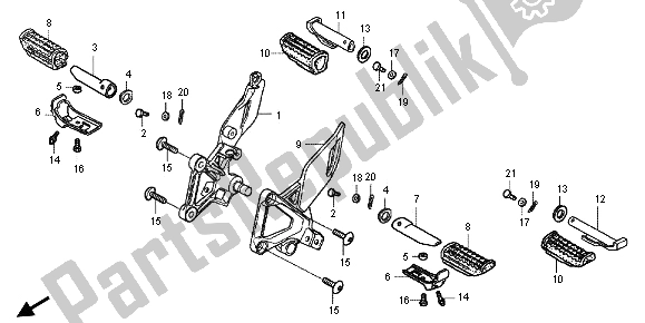 Wszystkie części do Krok Honda CBR 125 RS 2013