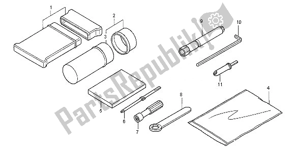 All parts for the Tools of the Honda TRX 450R Sportrax 2005