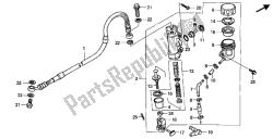 RR. BRAKE MASTER CYLINDER