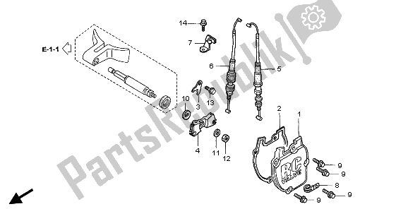 Tutte le parti per il Valvola A Cerniera del Honda CR 250R 2006