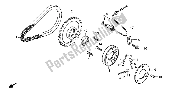 Todas as partes de Embreagem De Partida do Honda CMX 250C 1996