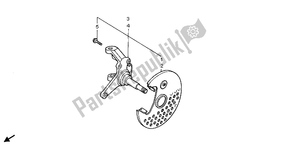 All parts for the Knuckle of the Honda TRX 300 EX Sportrax 2003