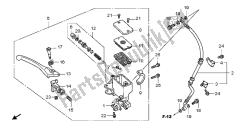 F. maître-cylindre de frein
