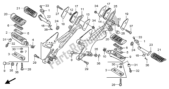 Todas las partes para Paso de Honda CBF 600N 2007