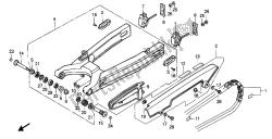 SWINGARM & CHAIN CASE