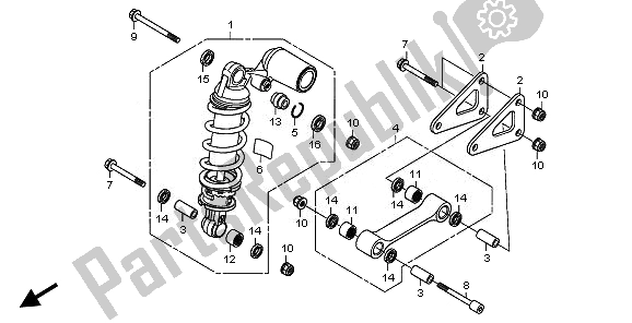 Todas las partes para Cojín Trasero de Honda CBR 600 RR 2010