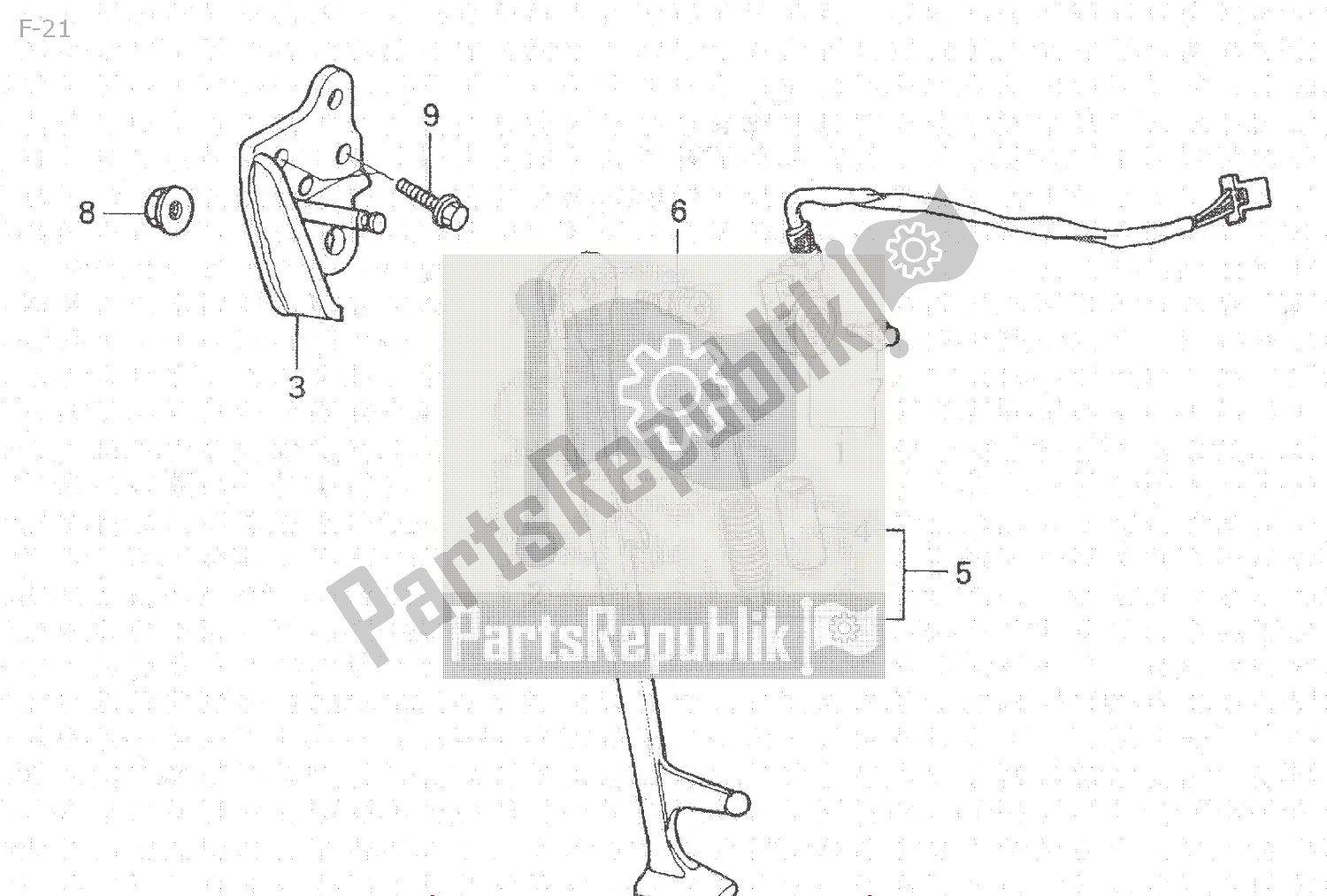 Toutes les pièces pour le F-21 du Honda NSR 250 1994