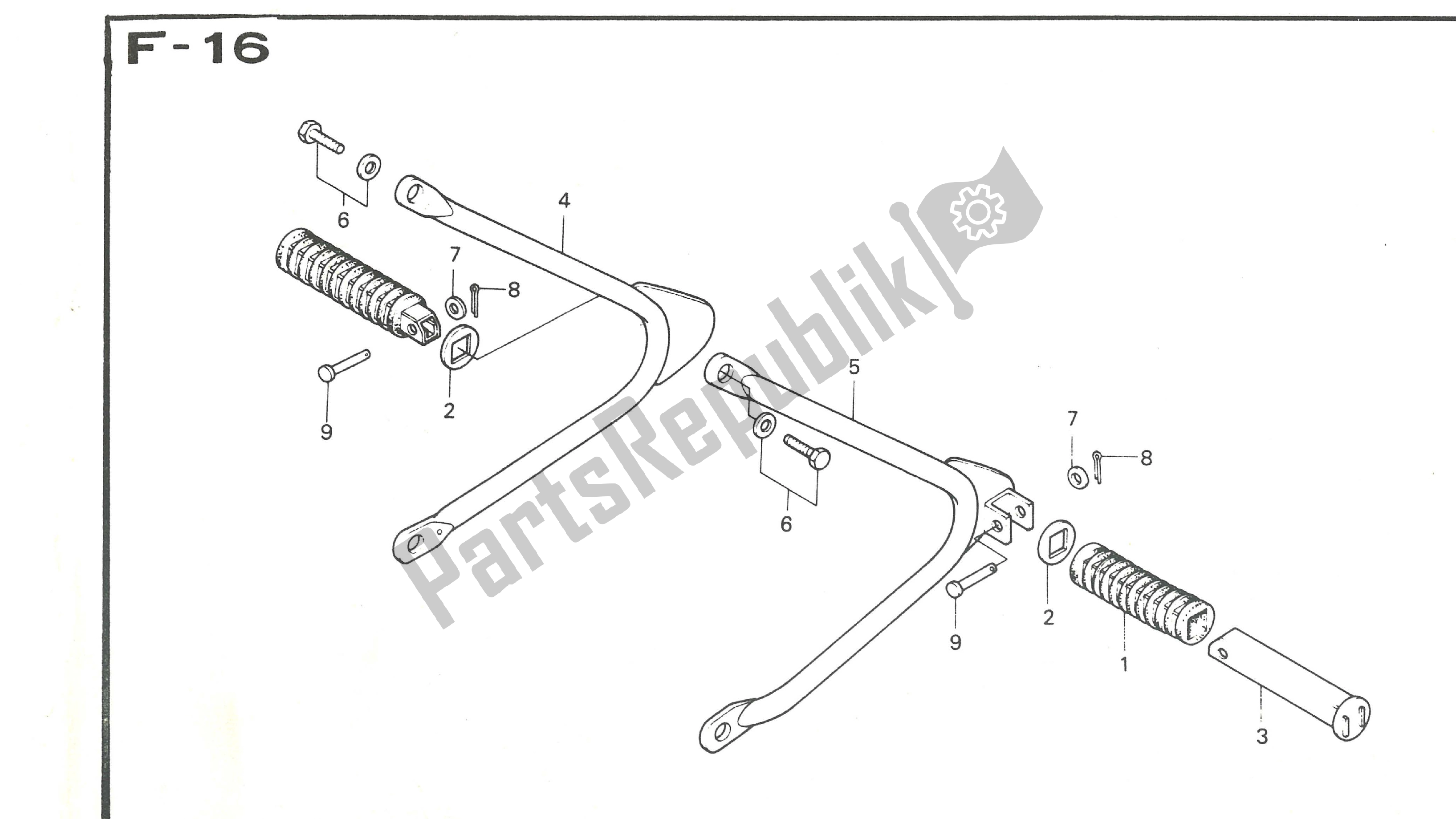 Tutte le parti per il  del Honda CB 50 1971 - 1982