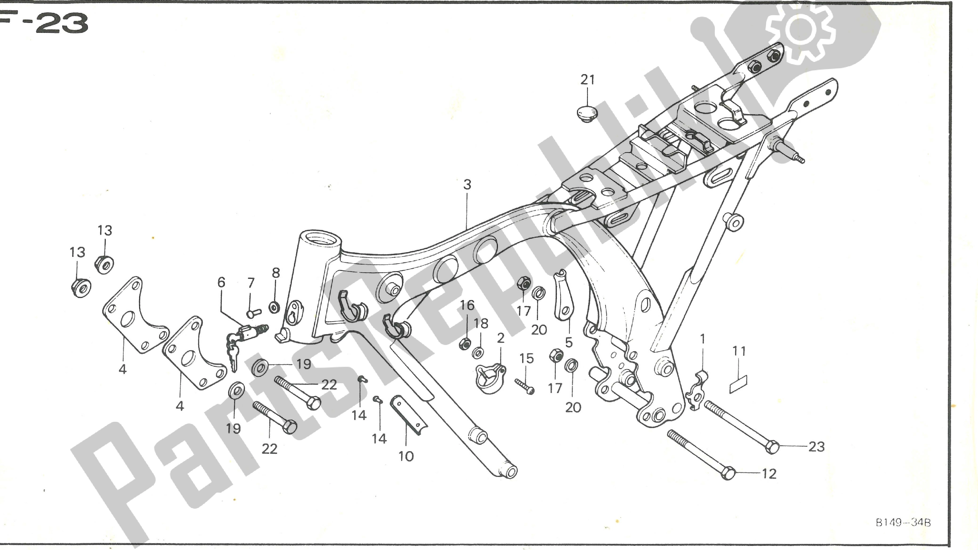 Wszystkie części do  Honda CB 50 1971 - 1982