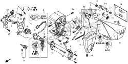 couvercle latéral et outils et interrupteur combiné