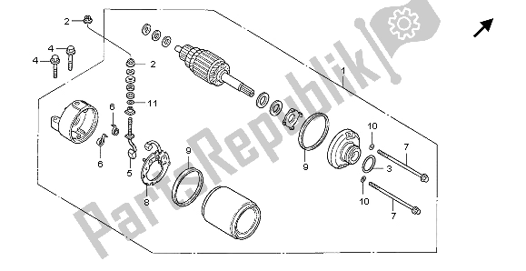 Todas las partes para Motor De Arranque de Honda CBF 1000 2007
