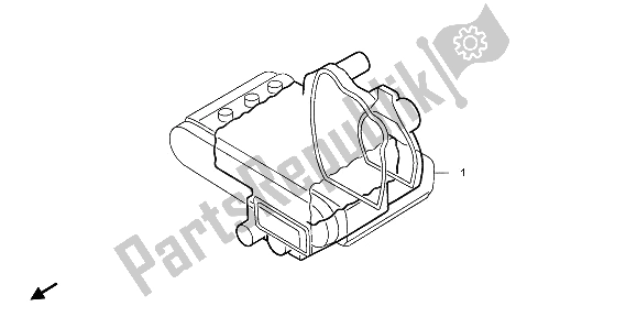 All parts for the Eop-2 Gasket Kit B of the Honda GL 1500A 1996