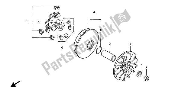 Todas las partes para Cara De La Unidad de Honda SH 150S 2008