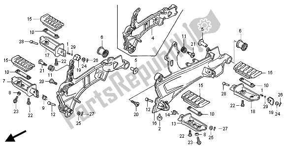 Wszystkie części do Krok Honda ST 1100 2001