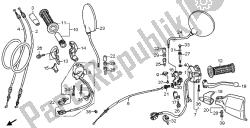 Manejar palanca e interruptor y cable