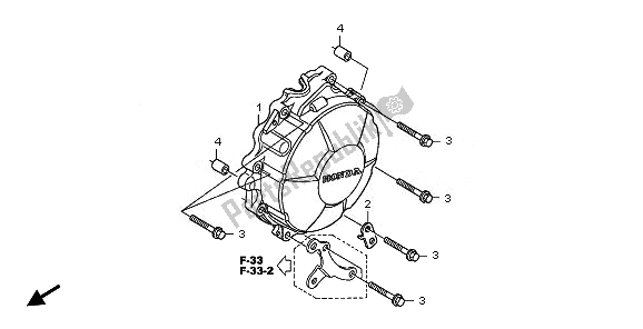 Tutte le parti per il Coperchio Del Generatore del Honda CBR 600 RR 2010