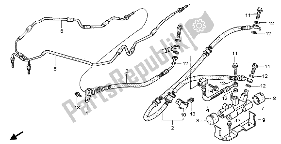 Todas las partes para Válvula De Control Proporcional de Honda CBR 1000F 1996