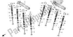 CAMSHAFT & VALVE (REAR)