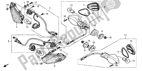 Wszystkie części do Winker Honda CBR 1000 RR 2012