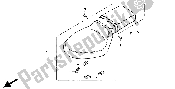 Todas las partes para Asiento de Honda VT 600C 1997