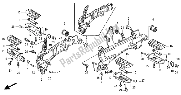 Todas las partes para Paso de Honda ST 1100A 2000