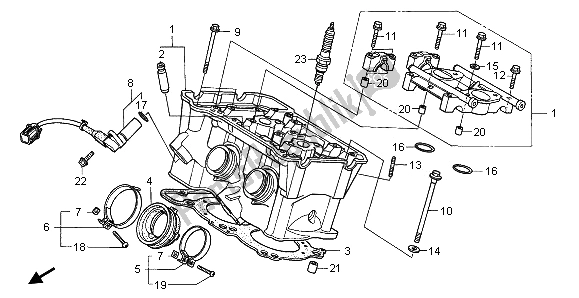 Wszystkie części do G? Owica Cylindra (ty?) Honda RVF 750R 1996