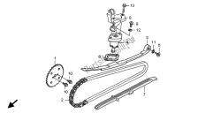 catena a camme e tenditore