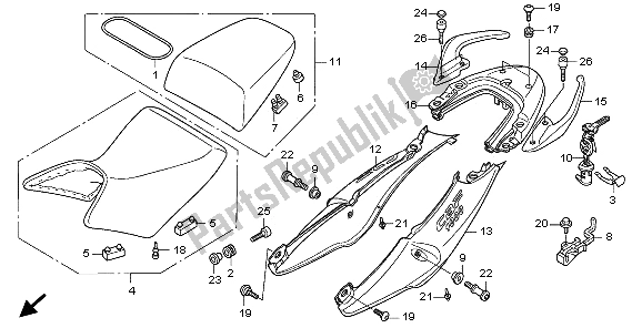 Todas las partes para Asiento Y Capota de Honda CBF 1000T 2009