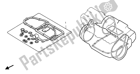 All parts for the Eop-2 Gasket Kit B of the Honda CBR 600 FS 2001