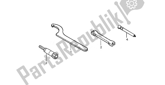 All parts for the Tools of the Honda CRF 450R 2011