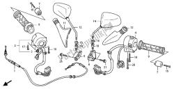 interruptor y cable y espejo