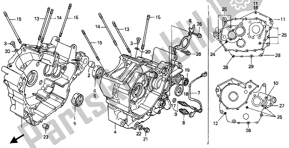 Tutte le parti per il Carter del Honda XRV 750 Africa Twin 1994