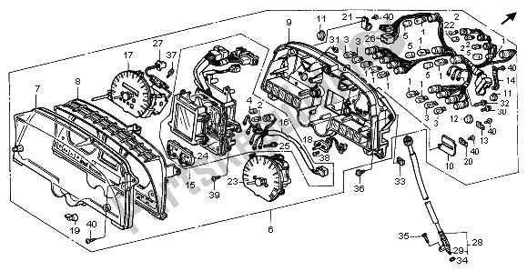 Todas las partes para Metro (eu) de Honda GL 1500 SE 1996