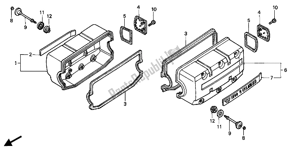 Wszystkie części do Cylinder Honda GL 1500 SE 1994