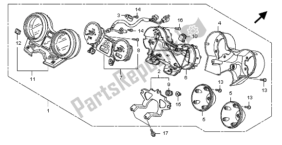 Wszystkie części do Metr (mph) Honda CB 1300 2007