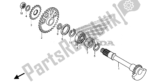 Wszystkie części do Stabilizator Honda CRF 250R 2014