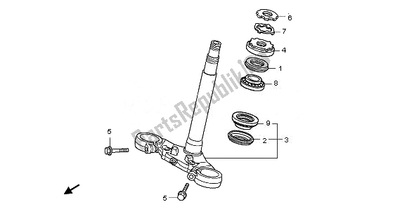 Wszystkie części do Mostek Kierownicy Honda CBF 1000 FS 2011